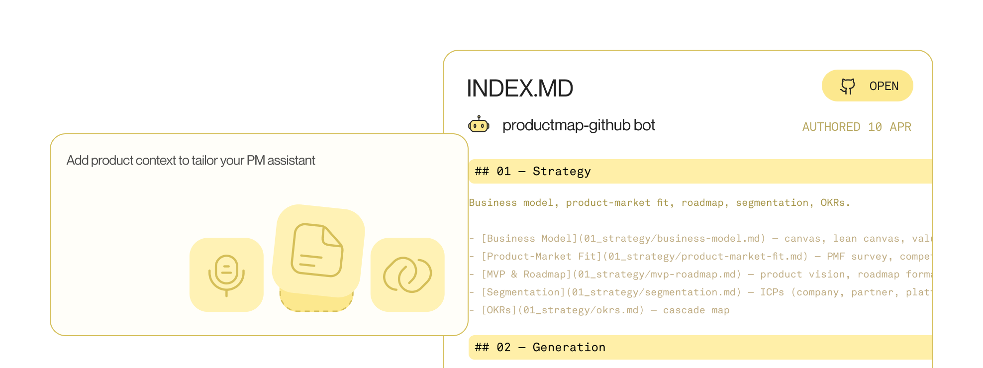 Product Map AI: Product knowledge repository