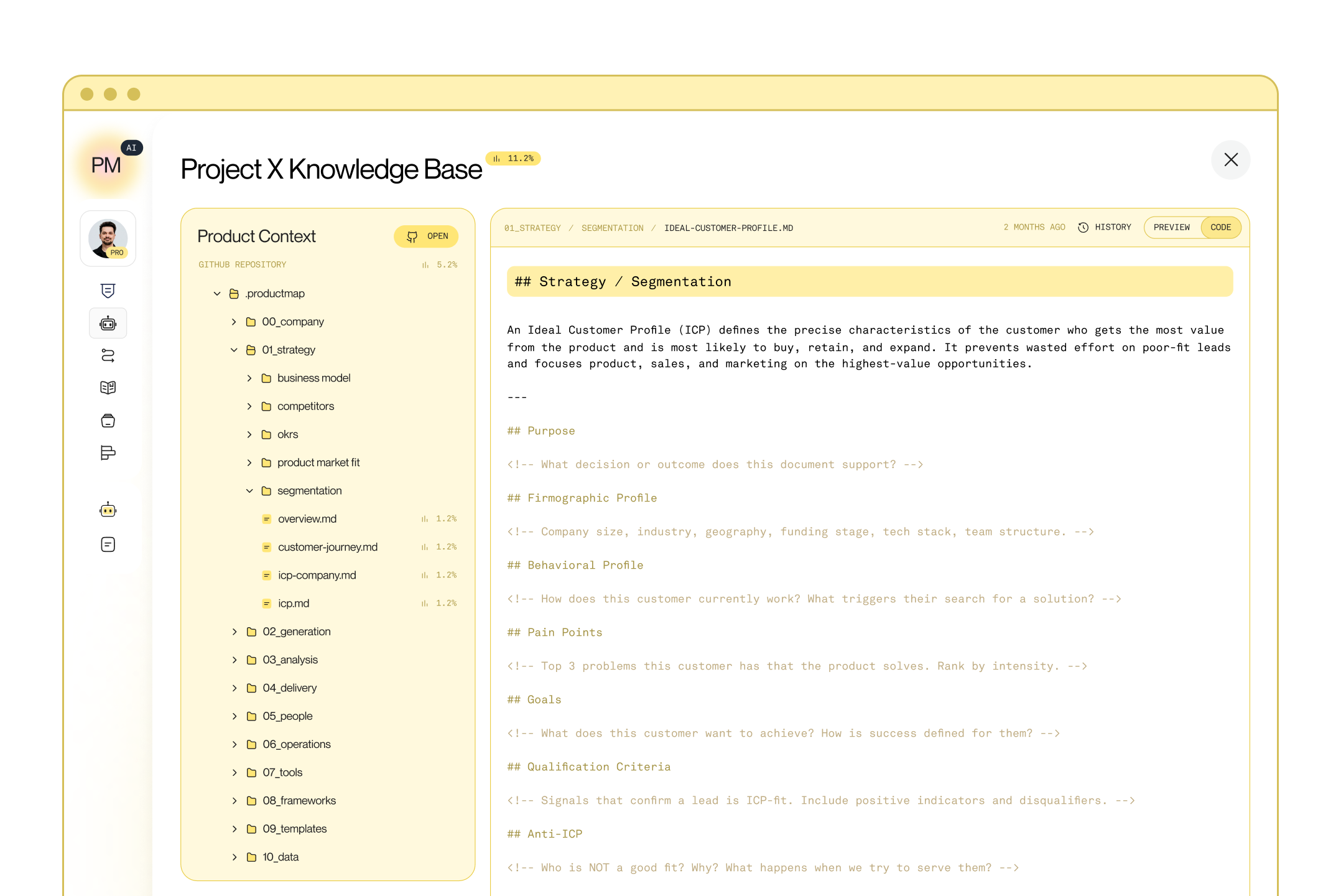 Product Map AI: Product context management